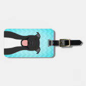 ピットブル荷物タグ ラゲッジタグ (正面横)