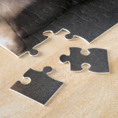 ピットブル薄く水っぽい犬のキスのパズル ジグソーパズル (側面)