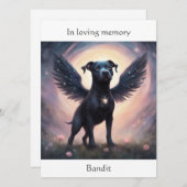 ピットブル記念詩名前をカスタムする共感表 (正面/裏面)