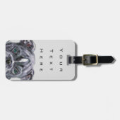 ピットブル-あなたの文字/名前を加えて下さい- ラゲッジタグ (正面横)