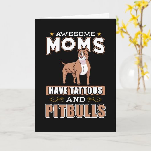 ピットブル カード (黄色い花)