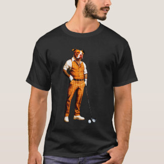 ピットブル ゴルフゴルファー ピットブル Tシャツ