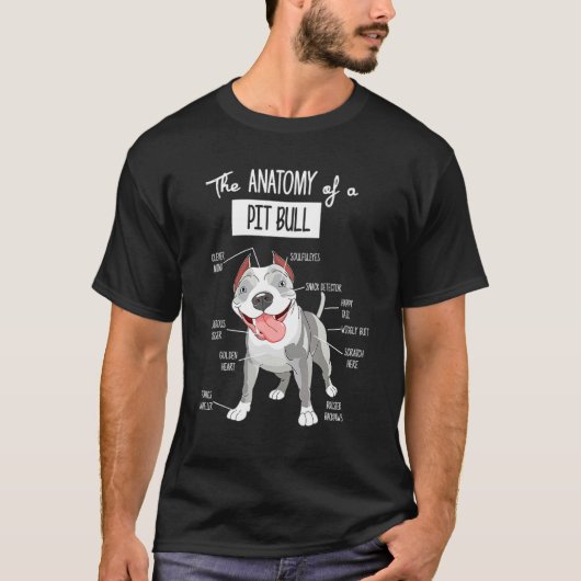 ピットブル・ドッグの解剖学 Tシャツ (正面)