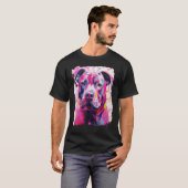 ピットブル ピンク Tシャツ (正面フル)