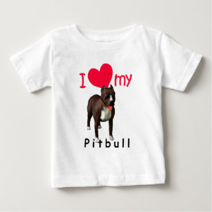 ピットブル ベビーTシャツ