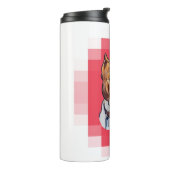 ピットブル...ペットポートレート タンブラー (回転左)