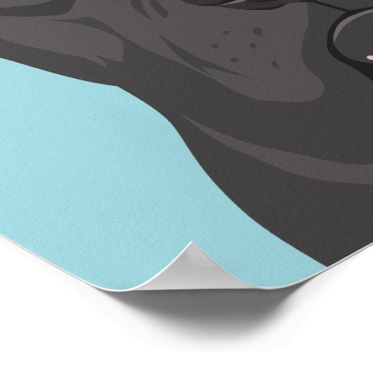 ピットブル ポスター (角)