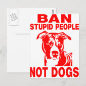 ピットブル ポストカード (正面/裏面)