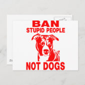 ピットブル ポストカード (正面/裏面)