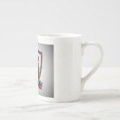 ピットブル：ロゴ ボーンチャイナマグカップ (右)