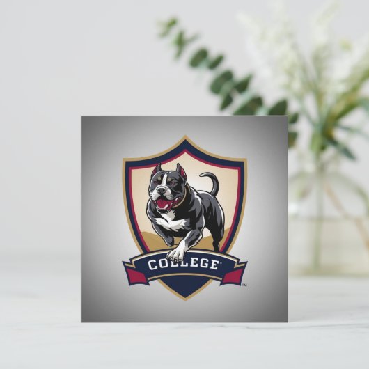 ピットブル：ロゴ 招待状 (スタンド正面)