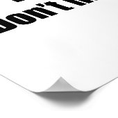 ピットブル – 嫌いではない、感謝のポスタープリント ポスター (角)