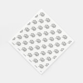 ピットブル 手描き 写真 犬 動物好き スタンダードランチョンナプキン (角)