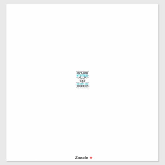 ピットブル 楽しい格言 ビンテージ風の彫刻 犬のデザイン_1 シール (シート)