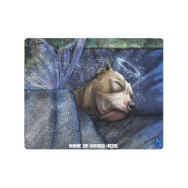 ピットブル 犬 エンジェル 哀悼 慰め メタルプリント