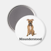 ピットブル – 誤解 マグネット (正面/裏面)