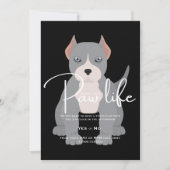 ピットブル 遊びの日 招待 招待状 (正面)