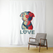 ピットブル- LOVE タペストリー (インサイチュ)