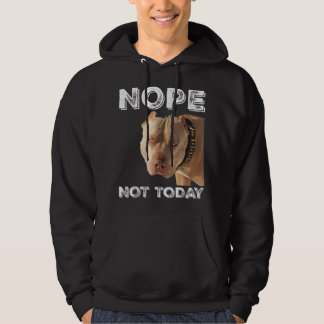 ピットブル- Nope Not Today Tシャツピットブル恋人T-S パーカ
