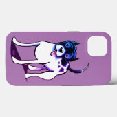 ピットブルAPBTパープル Case-Mate iPhoneケース (裏面 (横))