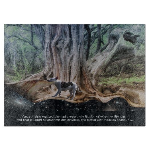 ピットブルMaisie カッティングボード (正面)