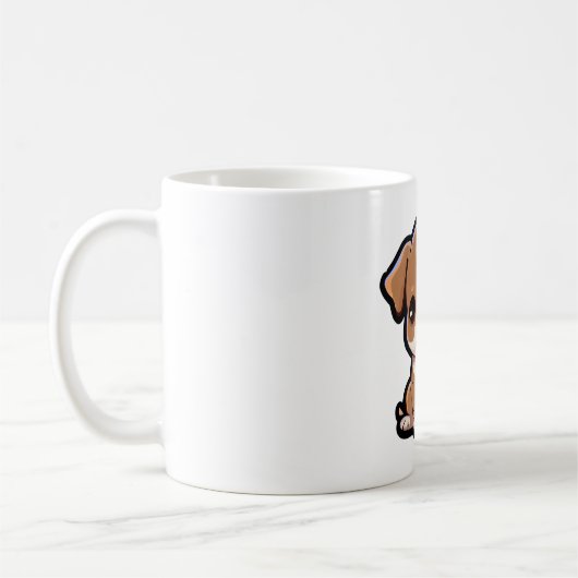 ピットブルTシャツ通りスタイル コーヒーマグカップ (左)