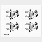 ピットブルTボーングラフィック 長方形シール (シート)