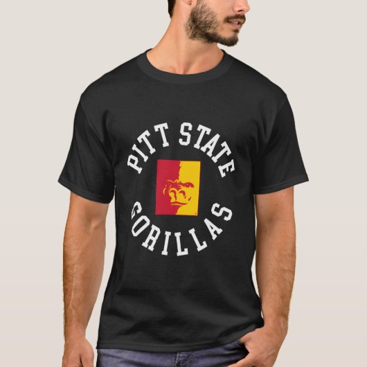 ピット州ゴリラズCollegiate Circle Tシャツ (正面)