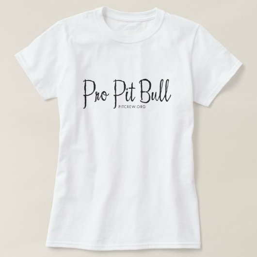 ピット・クルーの基本的なロゴT Tシャツ (デザイン正面)