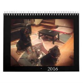 ピット・ブルおよびロットワイラー愛 カレンダー