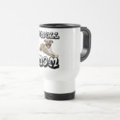 ピット・ブルのお母さん- Tigger トラベルマグ (正面右)