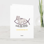 ピット・ブルのクリスマスカード シーズンカード (裏面)