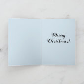 ピット・ブルのクリスマスカード、犬が付いている休日カード カード (内部)