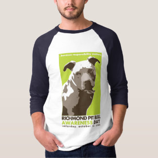 ピット・ブルの認識度日のワイシャツ Tシャツ