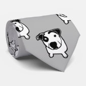 ピット・ブルのT骨のグラフィック ネクタイ (ロール)