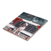 ピット・ブルのT骨の火の家犬 タイル (側面)