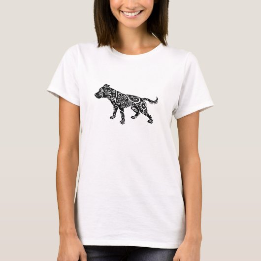 ピット・ブルは美しいワイシャツです Tシャツ (正面)