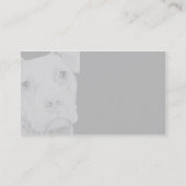 ピット・ブルテリアの(灰色) -名刺 名刺 (裏面)