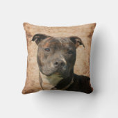 ピット・ブルテリア クッション (裏面)