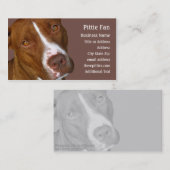 ピット・ブルテリア#2 -写真の名刺 名刺 (正面/裏面)