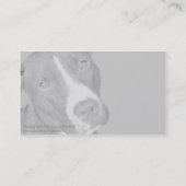 ピット・ブルテリア#2 -写真の名刺 名刺 (裏面)