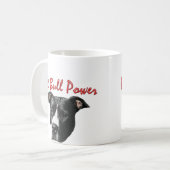 ピット・ブル力のマグ コーヒーマグカップ (正面左)