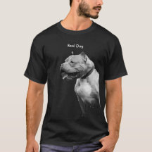 ピット・ブル実質犬メンズTシャツ