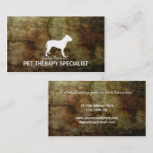 ピット・ブルStaffyペットRealated 名刺 (正面/裏面)