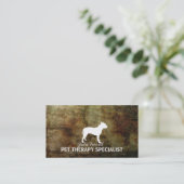 ピット・ブルStaffyペットRealated 名刺 (スタンド正面)