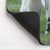 ピッピとグレー マウスパッド (コーナー)