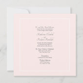 ピッフォーマルク結婚の親広場 招待状 (正面)