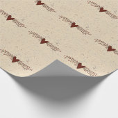 ピップの果実のハートの包装紙 ラッピングペーパー (角)