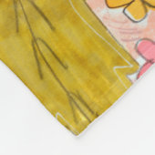 ピップジェラードモダンファンタジーインクガーデンイラストレーション フリースブランケット (角)