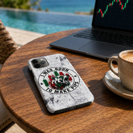 ピップスを生み出すために生まれた ラフテクスチャーベアトレーダー iPhone 11 PROケース